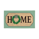 Farmhouse Home Wreath Coir Mat