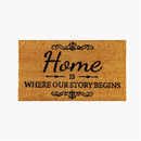 Scroll Coir Mat, 4 Asst