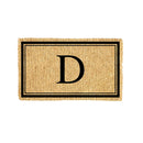 Monogram Coir Mat, Letter  "D"
