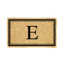 Monogram Coir Mat, Letter  "E"