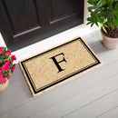 Monogram Coir Mat, Letter  "F"