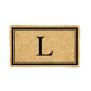 Monogram Coir Mat, Letter  "L"