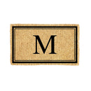 Monogram Coir Mat, Letter  "M"