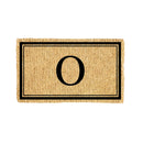 Monogram Coir Mat, Letter  "O"