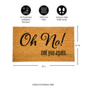 Oh No! Coir Mat