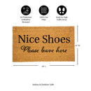 Nice Shoes Coir Mat