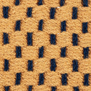Navy and Natural Coir Woven Mat