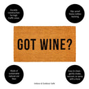 Got Wine? Coir Mat