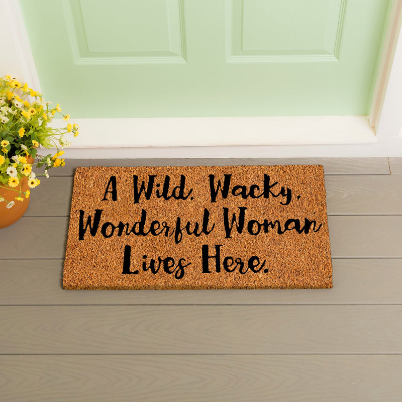 Wonderful Woman Coir Mat