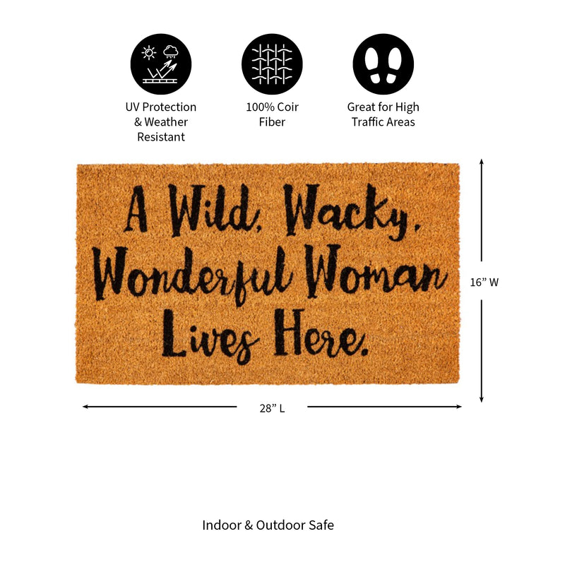 Wonderful Woman Coir Mat