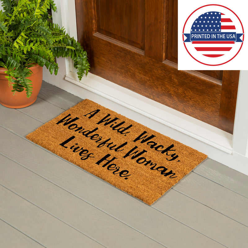 Wonderful Woman Coir Mat