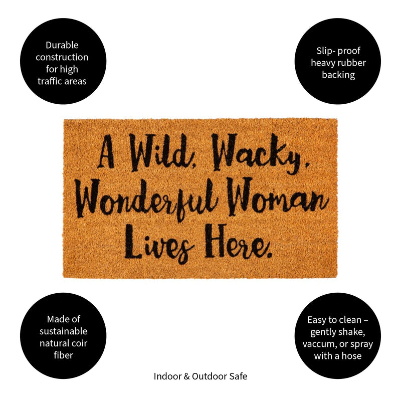 Wonderful Woman Coir Mat