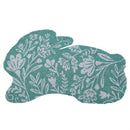 Easter Floral Bunny Shaped Coir Mat