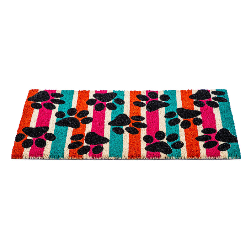 Paw Print Bonanza Coir Mat
