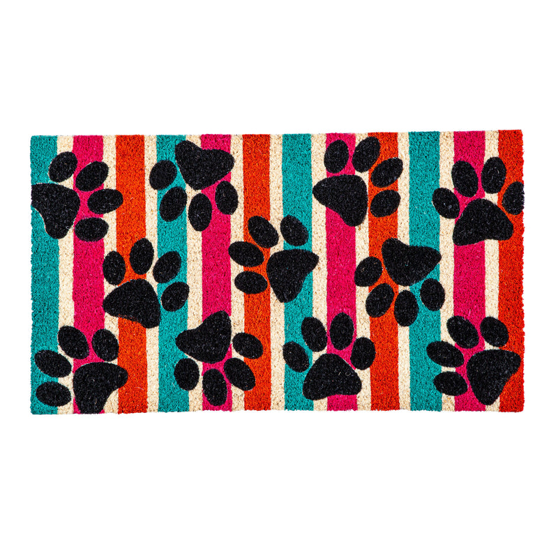 Paw Print Bonanza Coir Mat