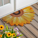 Bless Our Home Sunflower Shaped Coir Mat