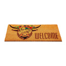 Highland Cow Welcome Coir Mat