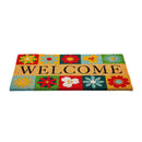 Big Bold Florals Welcome Tiles Coir Mat