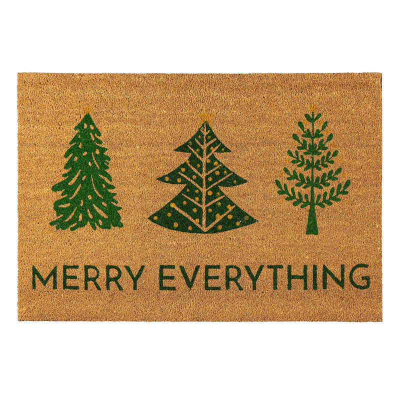 VivaStyle Coir Mat, 24"x36", Festive Foliage