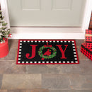 Joy To The World Wreath Coir Mat