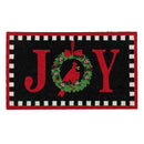 Joy To The World Wreath Coir Mat