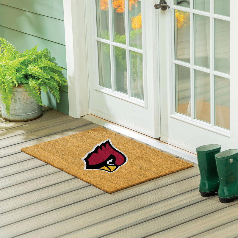 Arizona Cardinals Large Full Color Coir Mat, 36"x24"