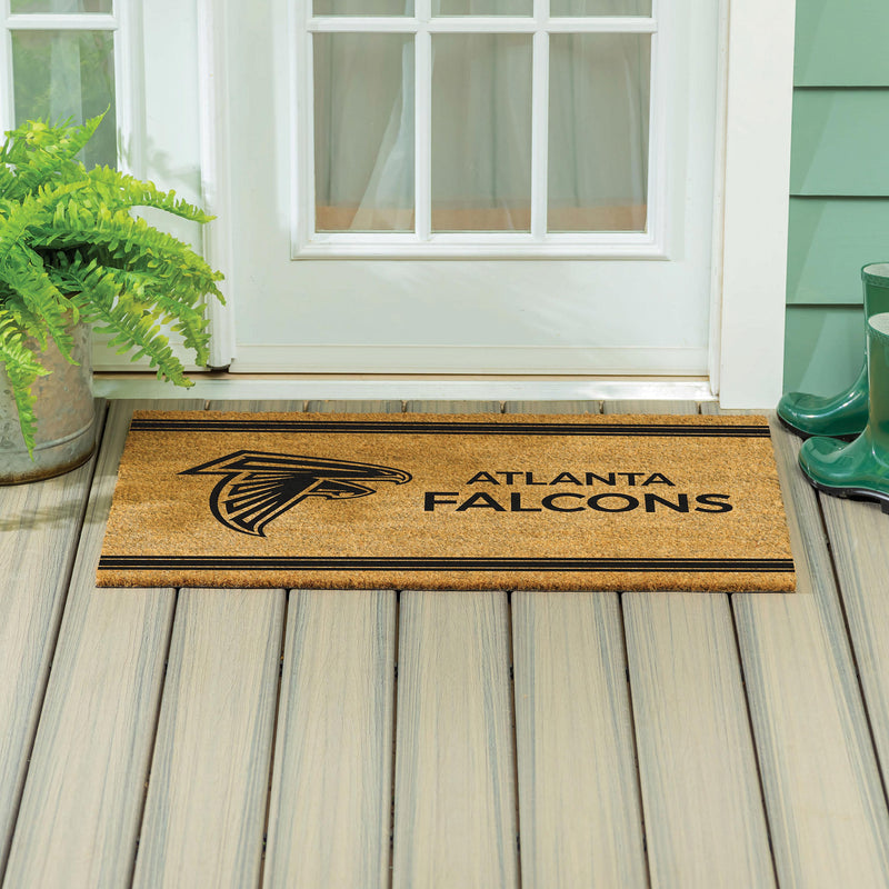 Atlanta Falcons Large One Color Coir Mat, 36"x24"
