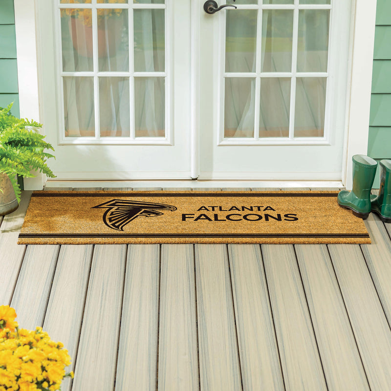 Atlanta Falcons Extra Large One Color Coir Mat, 60"x24"