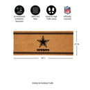 Dallas Cowboys Extra Large One Color Coir Mat, 60"x24"
