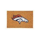 Denver Broncos Large Full Color Coir Mat, 36"x24"