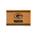 Green Bay Packers Large One Color Coir Mat, 36"x24"