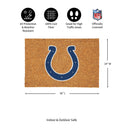 Indianapolis Colts Large Full Color Coir Mat, 36"x24"