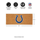 Indianapolis Colts Extra Large Full Color Coir Mat, 60"x24"