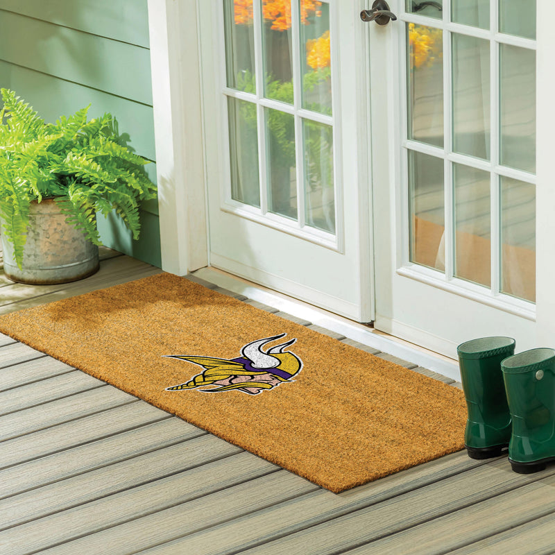 Minnesota Vikings Extra Large Full Color Coir Mat, 60"x24"