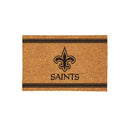 New Orleans Saints Large One Color Coir Mat, 36"x24"