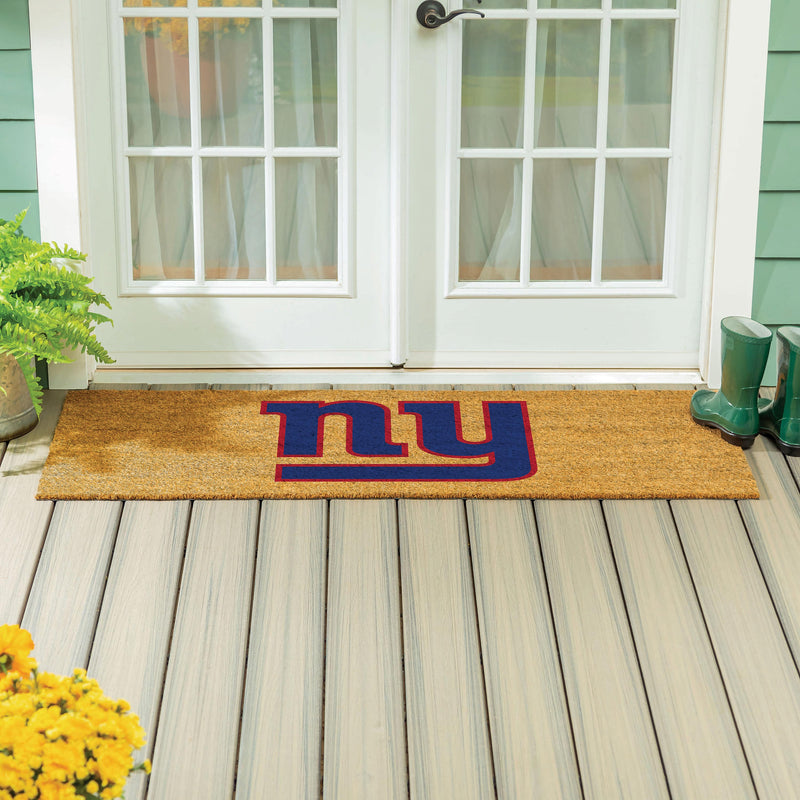 New York Giants Extra Large Full Color Coir Mat, 60"x24"