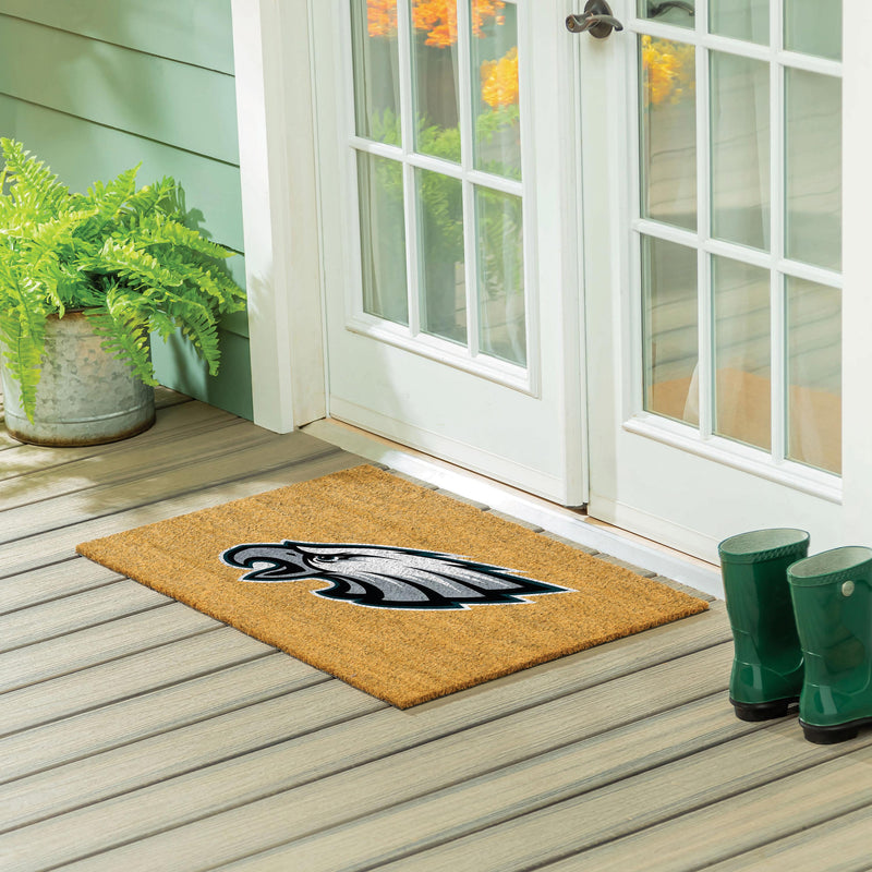 Philadelphia Eagles Large Full Color Coir Mat, 36"x24"