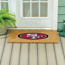 San Francisco 49ers Large Full Color Coir Mat, 36"x24"