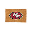 San Francisco 49ers Large Full Color Coir Mat, 36"x24"