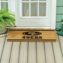 San Francisco 49ers Large One Color Coir Mat, 36"x24"
