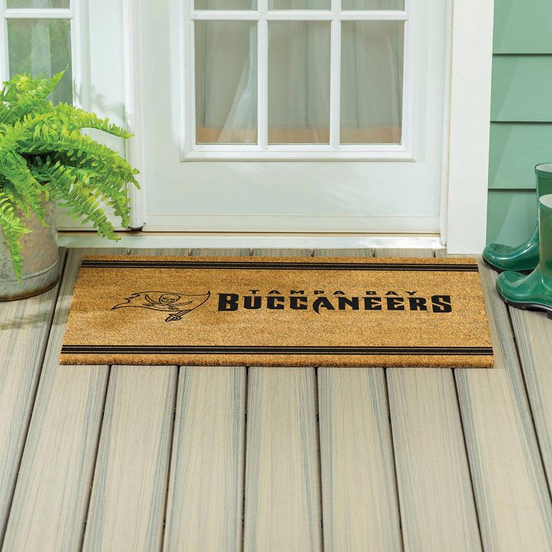 Tampa Bay Buccaneers Large One Color Coir Mat, 36"x24"