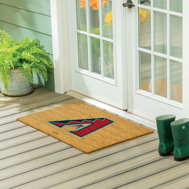 Arizona Diamondbacks Large Full Color Coir Mat, 36"x24"