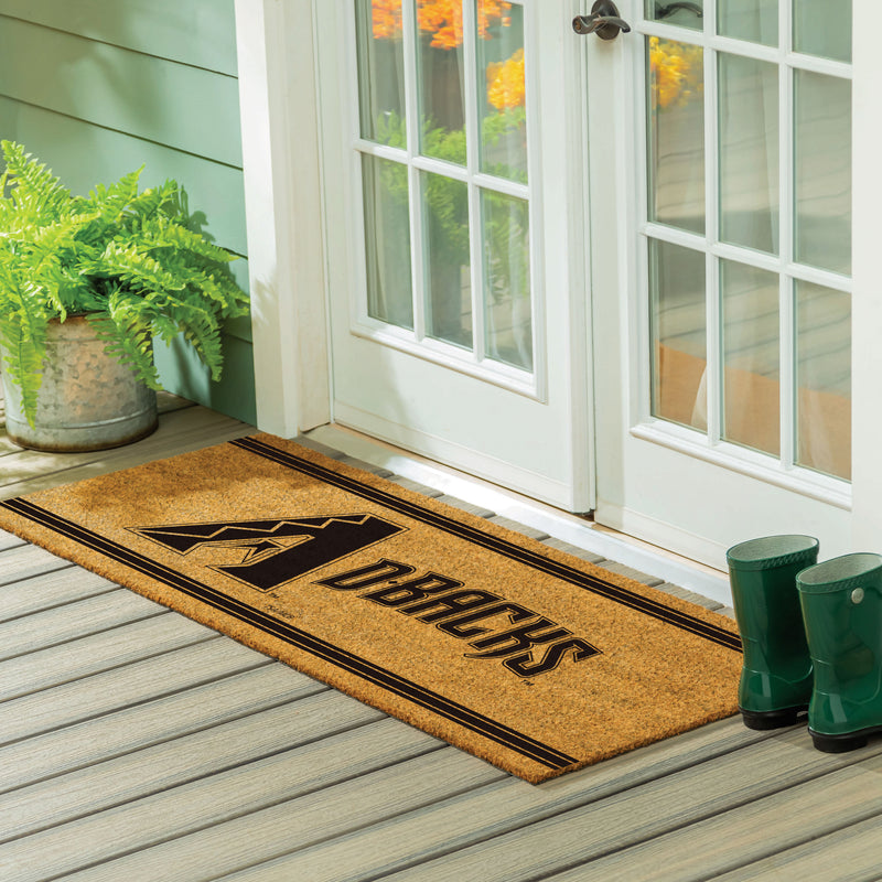 Arizona Diamondbacks Extra Large One Color Coir Mat, 60"x24"