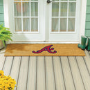 Atlanta Braves Extra Large Full Color Coir Mat, 60"x24"