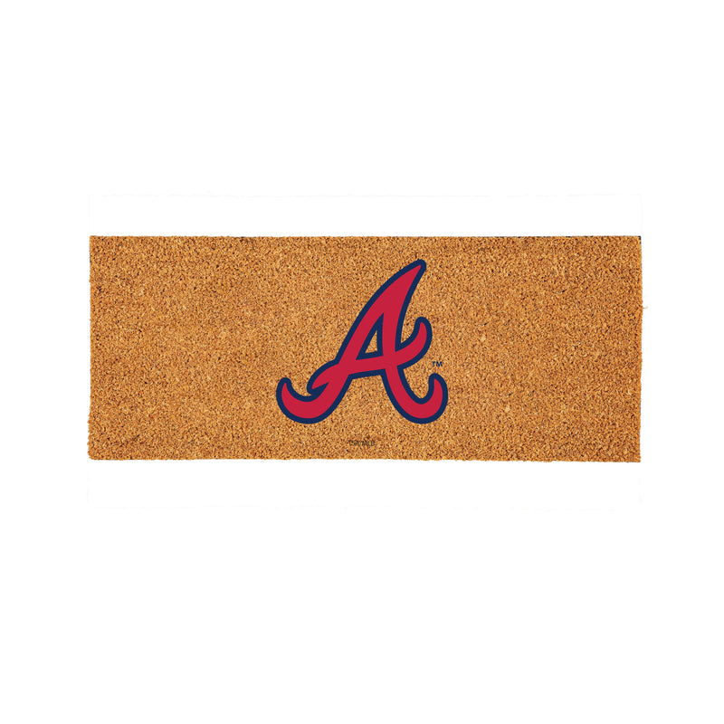 Atlanta Braves Extra Large Full Color Coir Mat, 60"x24"