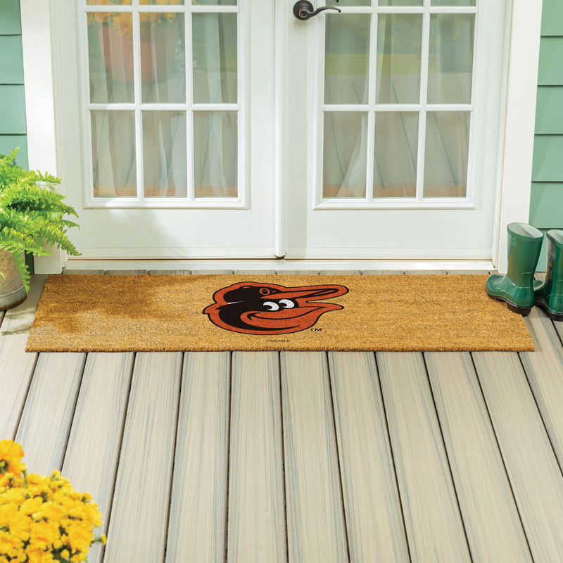 Baltimore Orioles Extra Large Full Color Coir Mat, 60"x24"