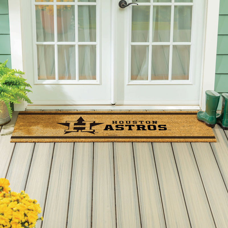 Houston Astros Extra Large One Color Coir Mat, 60"x24"