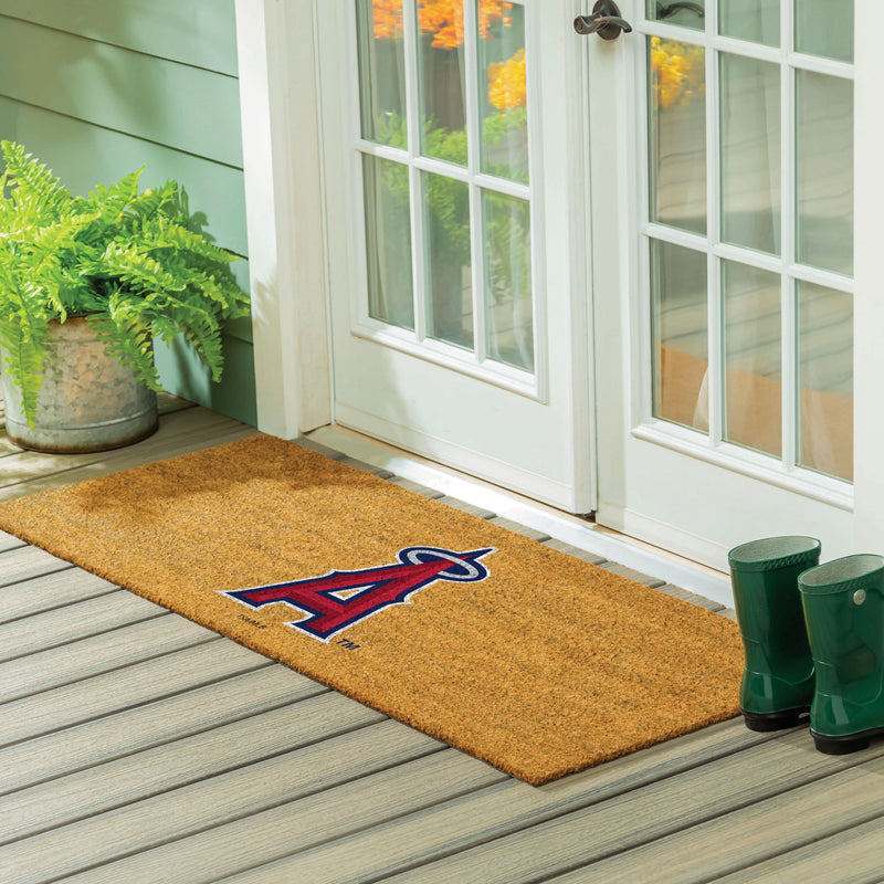 Los Angeles Angels Extra Large Full Color Coir Mat, 60"x24"