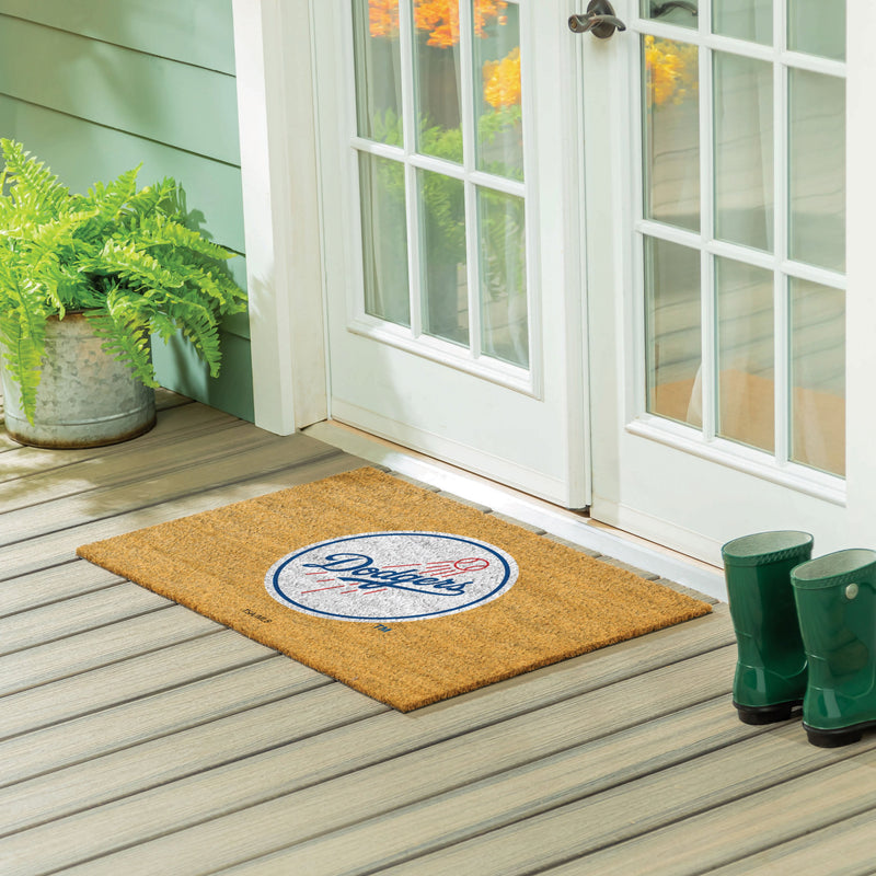 Los Angeles Dodgers Large Full Color Coir Mat, 36"x24"