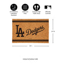 Los Angeles Dodgers Large One Color Coir Mat, 36"x24"